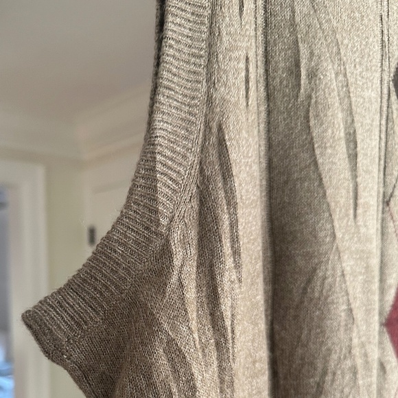 NWT Men's DOCKERS Brown Argyle Sweater Vest - Size Men's XL - Picture 5 of 10